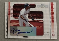 2004 DONRUSS TIMELINES BOYS OF SUMMER ANDRE DAWSON AUTO AUTOGRAPH