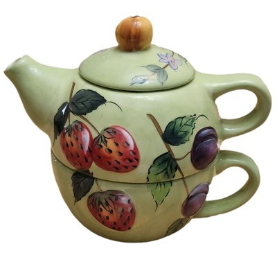 Home Claire Murray Lifestyle Fruits N Berries Tea For One Set