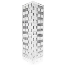 NEW! OnDisplay Deluxe Acrylic Stacking Puzzle Game - Luxe Crystal Falling Tower