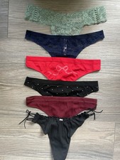 80 Victoria s Secret Thongs Lot of 6 Pairs Medium NWOT