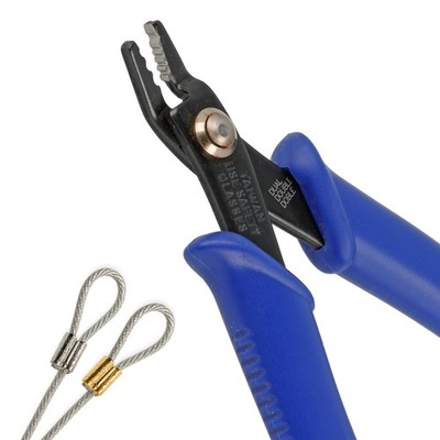 The Beadsmith Double Notch Crimper - 5  long (127mm) - Use 5 inches, Black