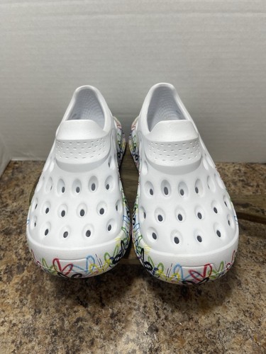 Skechers Go Foam Arch Clogs Women’s 7 White Hearts