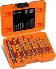 14Pcs Screw Extractor and Left Hand Drill Bits Set, Easy Out Screw Extractor Set