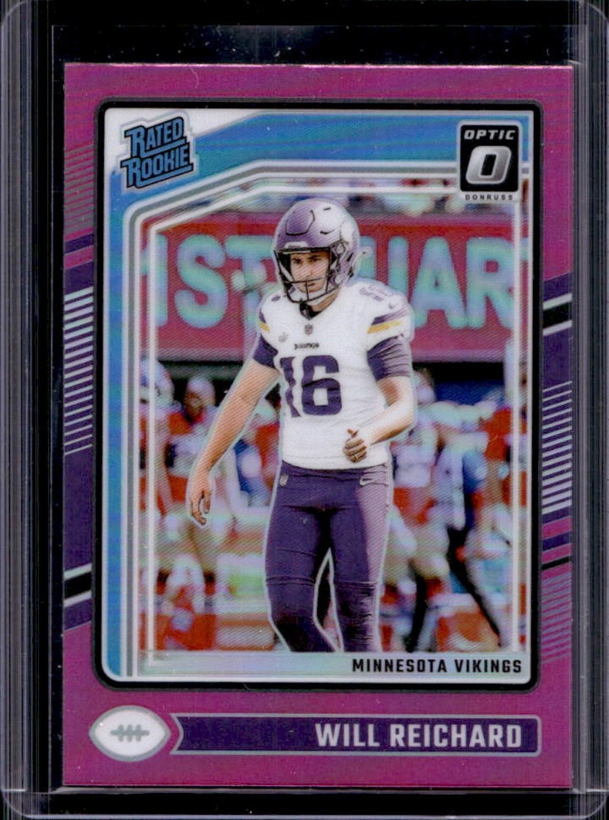 Will Reichard Panini Donruss Optic #297 Pink
