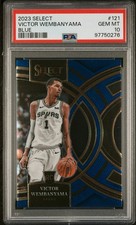 2023 Victor Wembanyama #121 Select Premier Blue PSA 10 GEM MT Rookie RC 💎