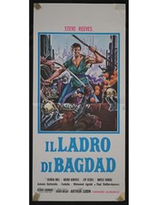 Movie Poster IL LADRO DI BAGDAD Steve Reeves Arthur Lubin Vargas B458
