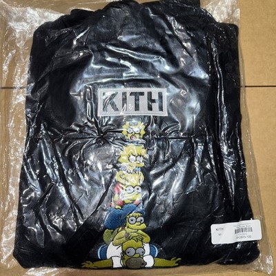 Kith × The Simpsons Family Stack Hoodie Kith x The Simpsons Family Stack Hoodie Black Size M Brand New