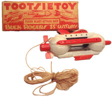 MUSEUM ALERT c1937 TOOTSIETOY FLASH BLAST ATTACK SHIP -DILLE CO. Near PRISTINE