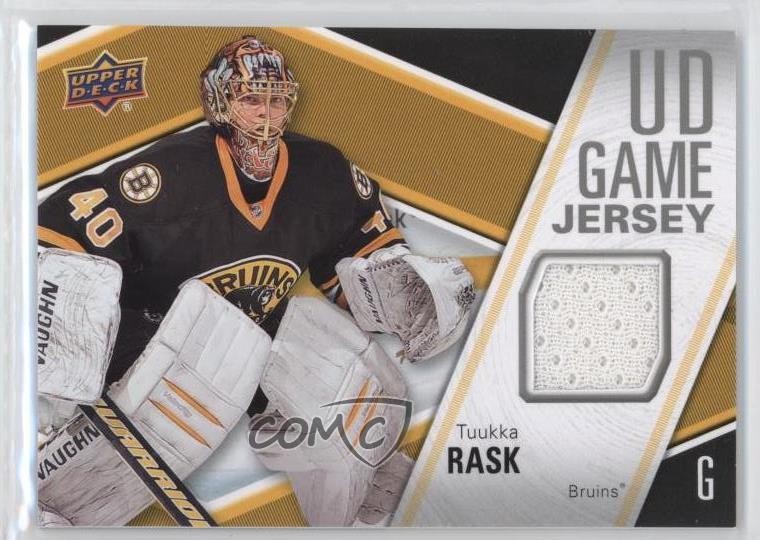 2011-12 Upper Deck UD Game Jersey Series 1 Tuukka Rask #GJ-TR 8tn