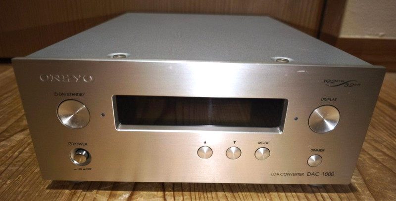 Onkyo DAC-1000 D/A Converter Headphone Amplifier Good Condition Used Cable