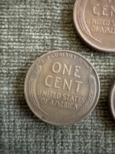1938 PDS LINCOLN WHEAT CENT SET, ALL "AU" CONDITION, - Picture 7 of 8