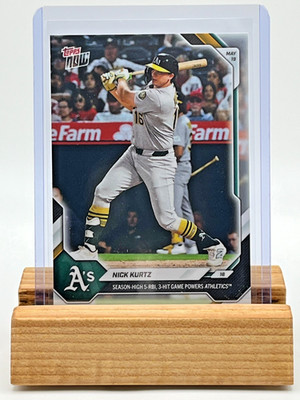 2026 Topps Now Nick Kurtz #222 Athletics A s - 5 RBI 3 Hit Game