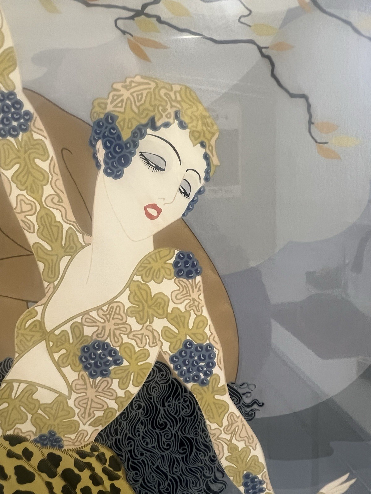 Original Erte Limited Edition Serigraph Signed /300 “Woman & Satyr” 27” x 19”