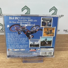 Dave Mirra Freestyle BMX (Sega Dreamcast, 2000) Complete - Manual Has Damage