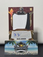 KALEB JOHNSON 2025 PHOENIX RPA ROOKIE PATCH RED STEELERS RC AUTO /99 Q3325