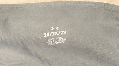 Under Armour Women's No-Slip Waistband Ankle Leggings Pants Size 2x - Picture 4 of 4