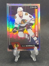 Nick Schmaltz 2016-17 O-Pee-Chee Rainbow Parallel Rookie #701 Blackhawks 