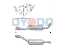 DPF Rußpartikelfilter Dieselpartikelfilter Oyodo 20N0033-OYO für OPEL VIVARO X83