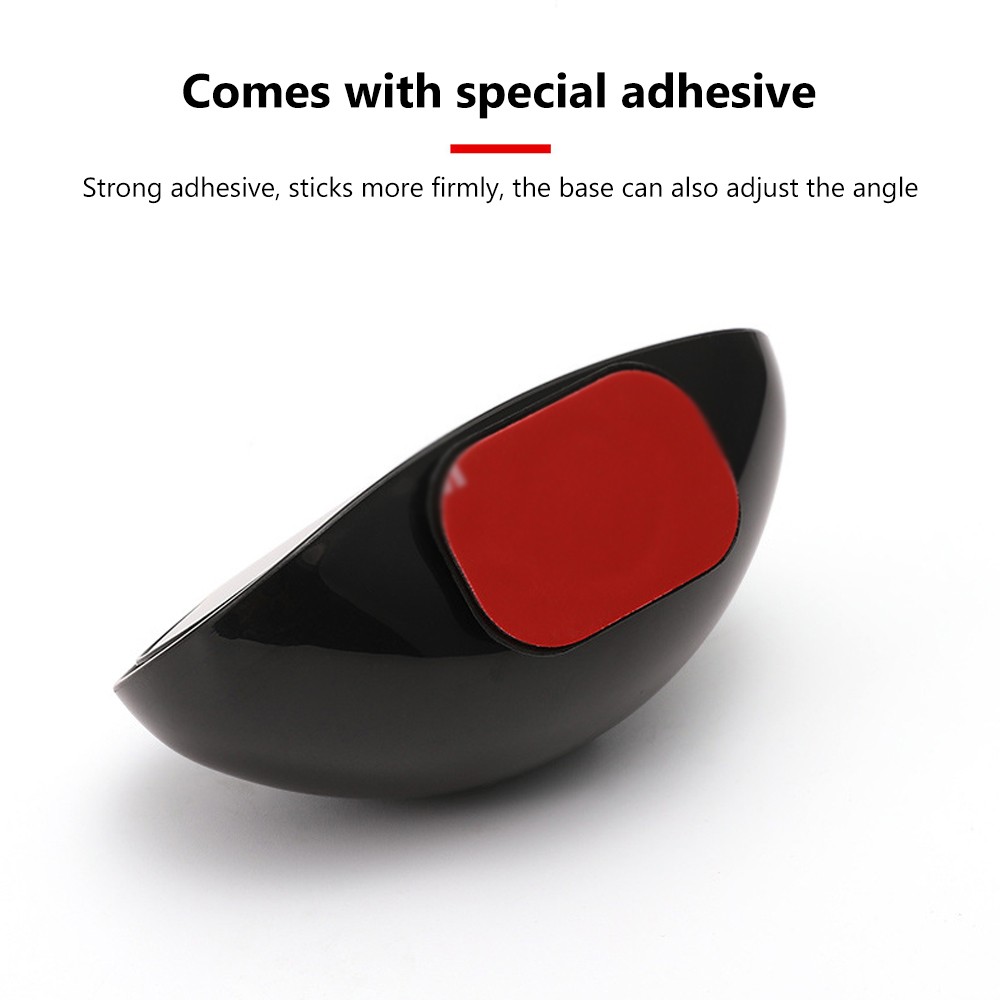 Car Rear View Mirror 360° Rotation Blind Spot Mirror Stick-on Rearview Mirror Wi