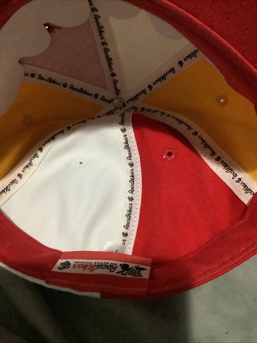 Vintage Rocawear Red, Yellow And White Fitted 7 5/8 Hat Pre-loved - Picture 6 of 7