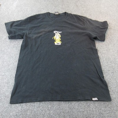 Broken Promises Shirt Mens Large Black Apathy Anime Graphic Snake Tee Streetwear