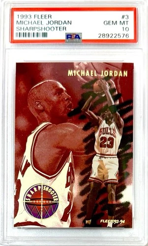 1993 Fleer Jordan PSA 10