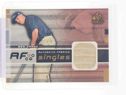 BEN CRANE 2003 SP GAME USED AUTHENTIC FABRICS SINGLES SHIRT PATCH #AF-CA Q3403