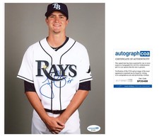 Jake Odorizzi Signed Autographed  8x10 Photo Tampa Bay Rays ACOA CERTIFIED
