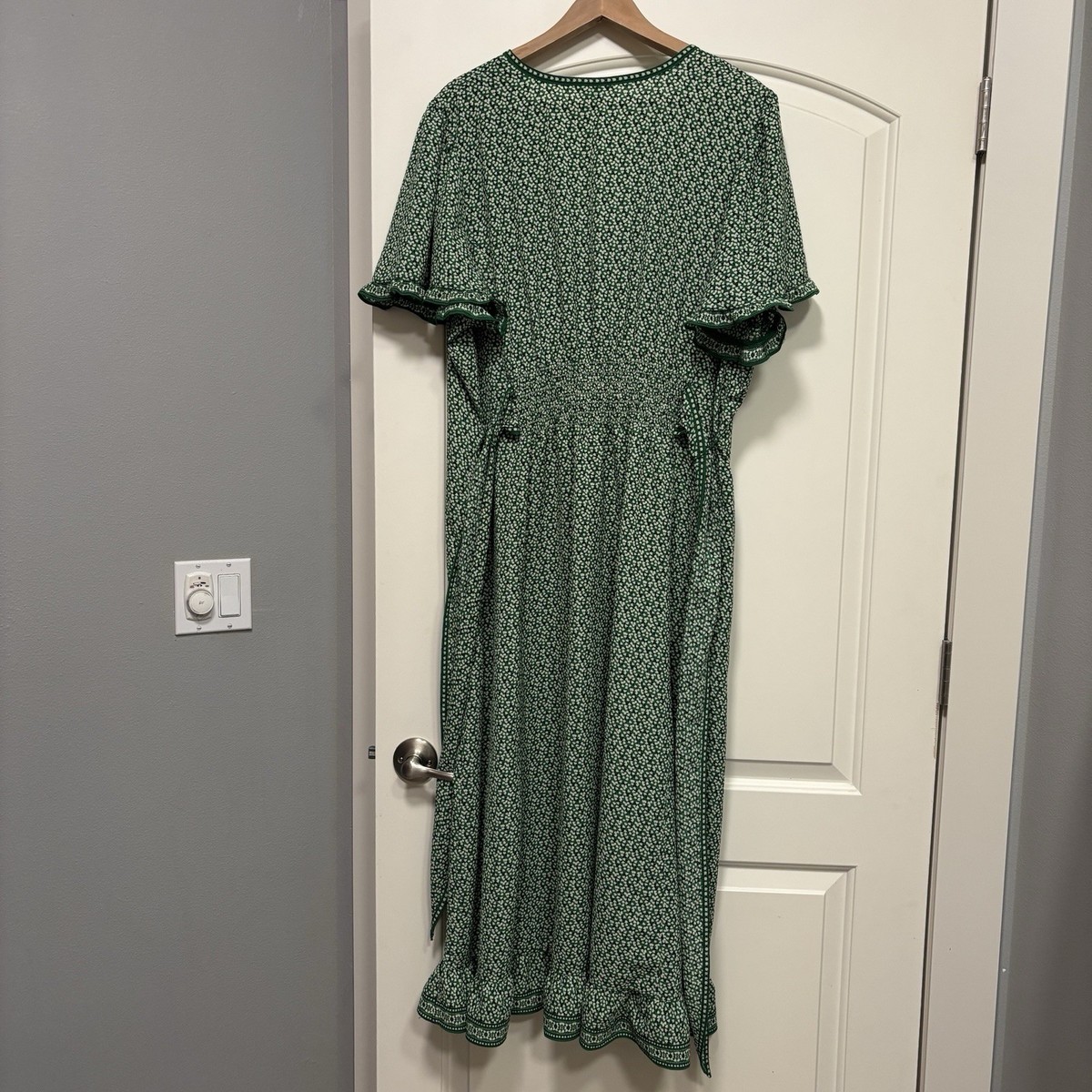 max studio green floral dress Emerald Mini Slip Dress main image 0