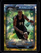 2024-25 Topps Chrome Sapphire Edition Kevin Garnett #44 Gold Refractor /50