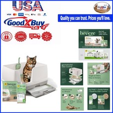 Purina Breeze XL Cat Litter System Non-Clumping Odor Control Multi-Cat Box - ...