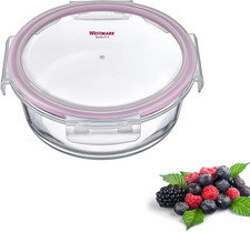 Contenitore per Alimenti in Vetro, Rotondo, Capacità Di Riempimento: 400 Ml, Ada