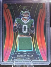 2024 Panini Select Draft Selection Memorabilia Braelon Allen #DSM-BAN Red Prizm
