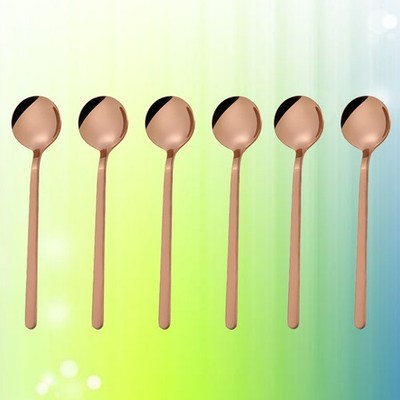 6 Pcs Edelstahl Rührlöffel Teelöffel Edelstahllöffel Kaffeelöffel