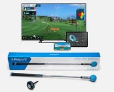 Phigolf 2 Home Smart Screen Golf Simulator Swing Trainer WGT E6 PHG-200 Fedex