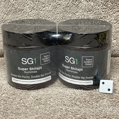 Super Shilajit Gummies - SG1, Pack Of Two With 30 Gummies Each