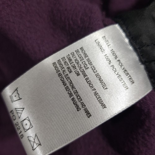 SCOTTeVEST Chloe Hoodie TEC Fleece Women Small Purple Fleece Sweatshirt Pockets - Picture 10 of 13