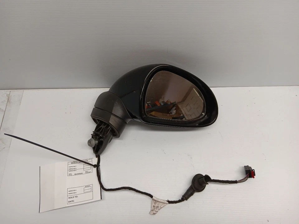 Espejo retrovisor puerta derecha pasajero negro 13-16 Porsche Boxster Cayman 981  Foto 4 de 4