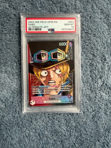 Sabo (Alternate Art) graded PSA 10 for sale on eBay
