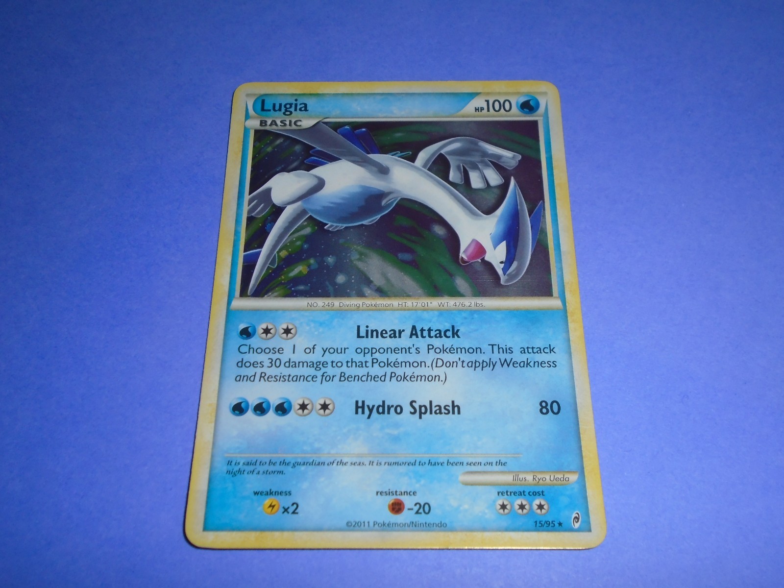 Pokemon TCG Lugia (Call of Legends 15/95) Holo Rare NM