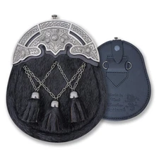 Kilt Emporium Thistle Crown Sporran for Men - Elegant Full Dress Scottish Kilt A