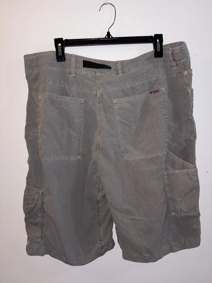 Pantalones Cortos Gramicci De Colección Para Hombre Talla 36 En Gris Lona Cinturón Cintura Senderismo Foto 3 de 4