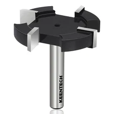 KEENTECH 1/4” Shank x 1-1/2” Dia x 3/10” Cutting Depth 