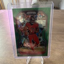 2020 Panini Prizm Green Prizm O.J. Howard #258 /75 Tampa Bay Buccaneers