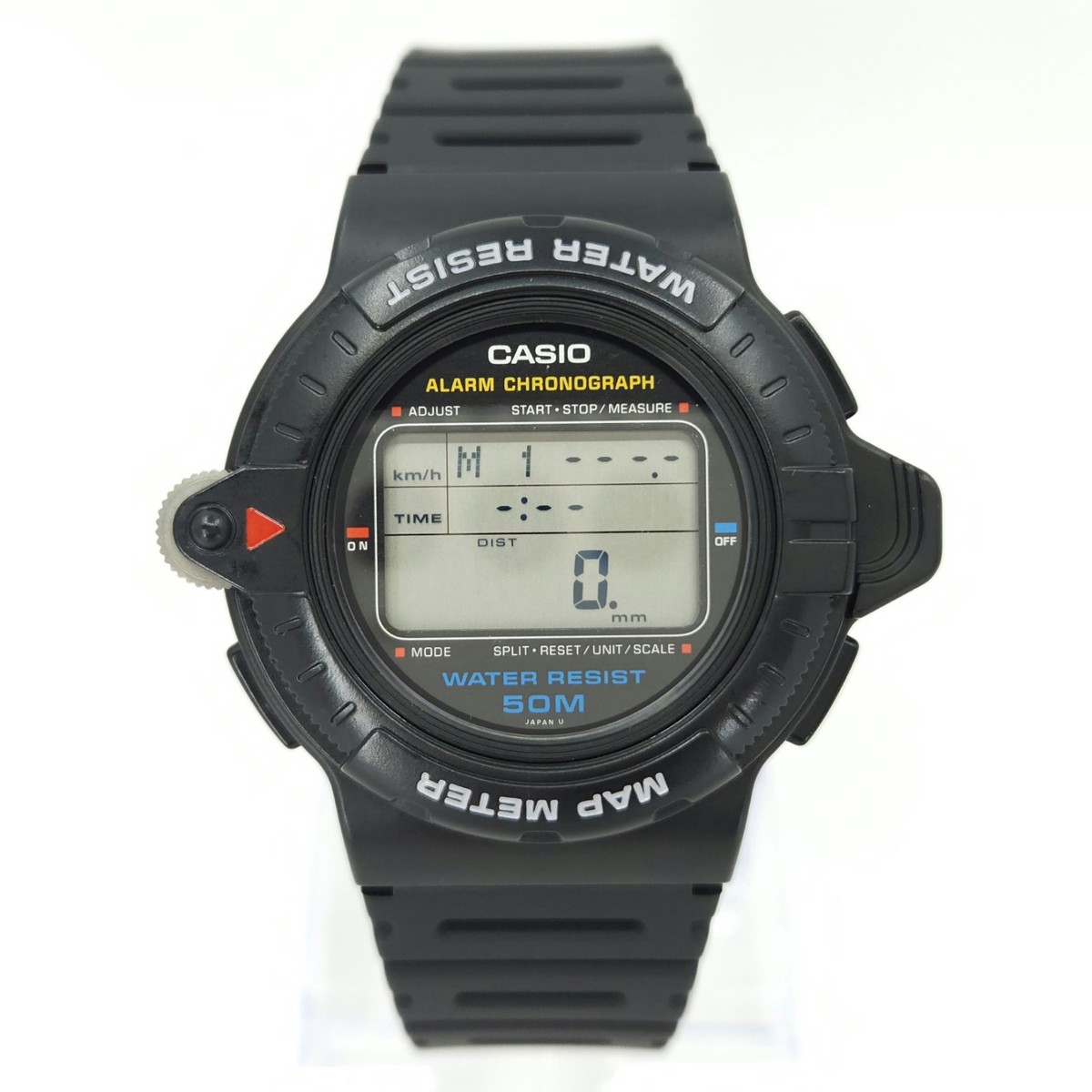 casio カシオ MAP-100 動作品 1404 ヴィンテージ Vintage Casio MAP-100 Digital Map Meter [ 50 M ] Japan Made