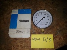 WEKSLER PRESSURE GAUGE EA14A 4-1/2" 1/4"NPT BOTTOM 0-30PSI