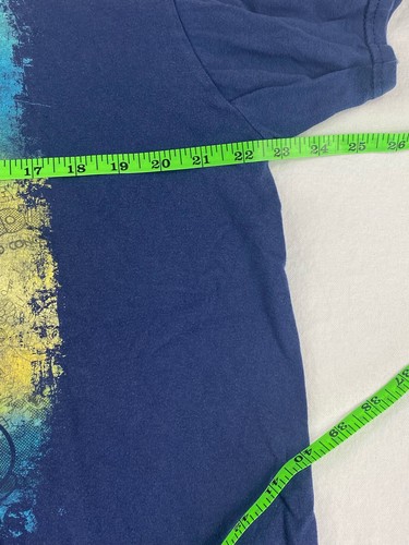 Mickey Mouse Disney Parks Hanes Graphics T-Shirt XL Blue 100% Cotton - Picture 7 of 9