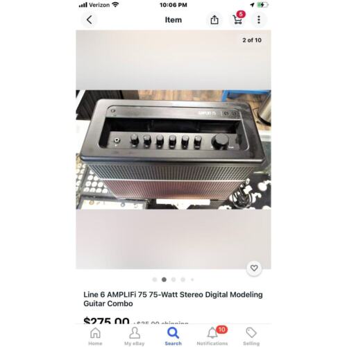 Line 6 AMPLIFi 75 75-Watt Stereo Digital Modeling Guitar Combo Bluetooth Speaker - Picture 6 of 7
