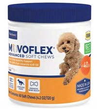 Movoflex Advanced Soft Chews Joint Support - Small Dogs up to 40 lbs, 60 count