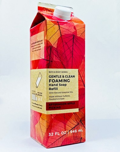 2 Bath Body Works AFTERNOON APPLE PICKING Gentle Foaming Hand Soap REFILL 32 OZ - 第 2/5 張圖片